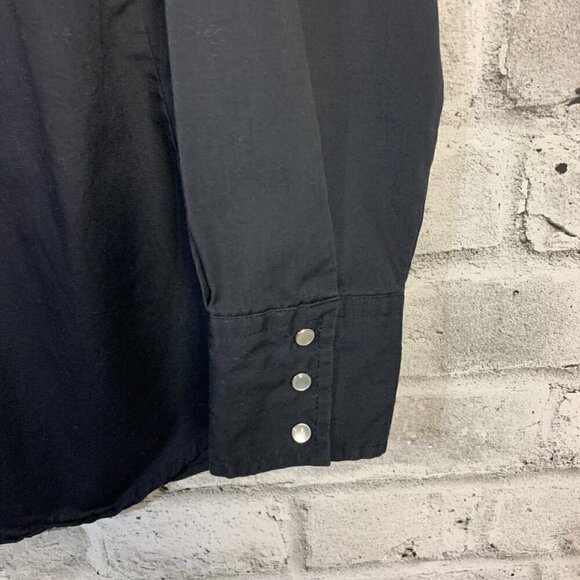 Vintage Western Pearl Snap Embroidered Button Down Shirt - Picture 5 of 9